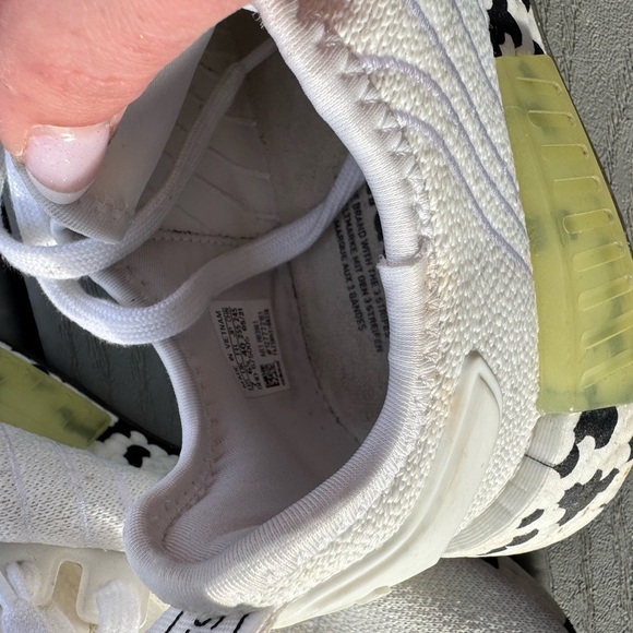 Adidas NMD R1 White Color Splash Boost Sneakers Mens Size 7 women 8.5 main image 5